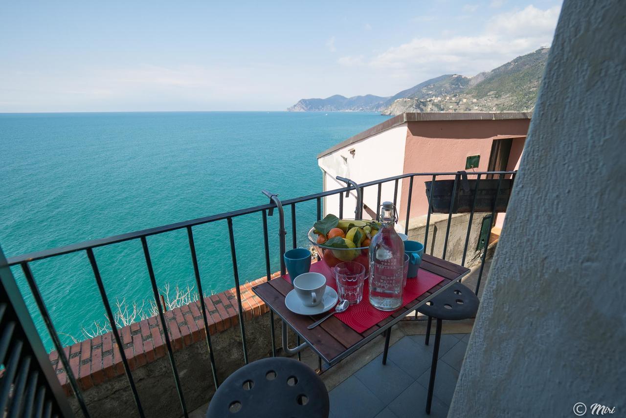 Il Baluardo Sea View Apartment On The Cliff Manarola Exterior photo